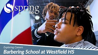 Barbering School at Westfield HS in Spring ISD [upl. by Elish795]