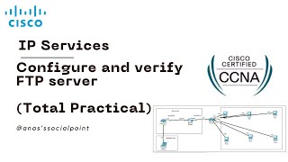 CCNA 64 Configure and verify FTP server [upl. by Eelrebmik452]