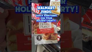 Walmart Finds Quick Appetizers for Your Holiday Party walmartfinds party holidays [upl. by Oicul]