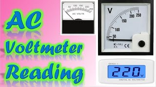 AC Voltmeter Reading [upl. by Franciska]