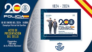 Acto de presentación del sello conmemorativo del Bicentenario de la Policía Nacional [upl. by Pincince]