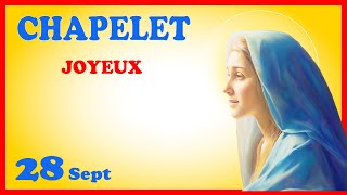 CHAPELET 🙏 Samedi 28 Sept  Mystères Joyeux [upl. by Sigvard]