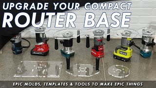 Upgrade Your Trim Router Base Plate  Ultimate Stability With These [upl. by Candyce781]