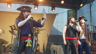 PYRATES live quotBarretts Privateersquot incl ME doing the Stan Rogers WHOOP FESTIVAL MARITIM VEGESACK [upl. by Linc]