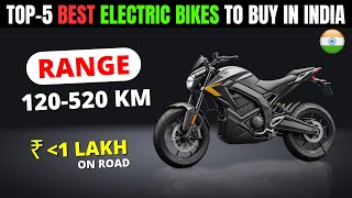 TOP 5🔥BEST ELECTRIC BIKES IN INDIA 202425  Price Range Review  BEST ELECTRIC BIKE [upl. by Aloiv]