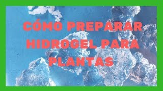 Cómo preparar hidrogel [upl. by Sorac]