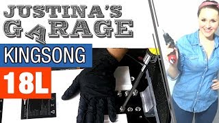 KingSong KS18L tyre and inner tube change  disassembly  Justinas Garage ep 6 [upl. by Volnak590]