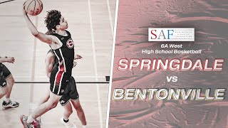 2024 Springdale High School Basketball  Springdale vs Bentonville [upl. by Schurman883]