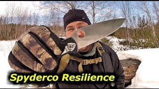 Spyderco Resilience Folding Knife Full Review [upl. by Ponce981]