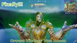 Embrace The Power Victory Von Doom Fortnite Insane New Mythic [upl. by Dnalram962]