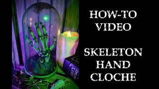 Yard HauntHalloween Prop HowTo Skeleton Hand Cloche [upl. by Atwekk]