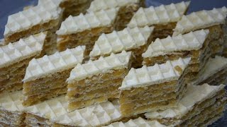 The Best Milky Cream Wafer Bars old fashioned recipe [upl. by Ernesto]