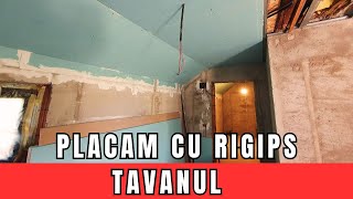 Placam Tavanul Cu Rigips  Renovare Casa Batraneasca Ep17 [upl. by Ailahtan]