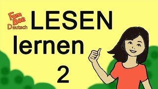 Deutsch lesen lernen für Kinder Teil 02 [upl. by Lydia545]