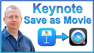 Keynote 1 Minute Tip  How to Save a Keynote Presentation as a Movie [upl. by Alic]