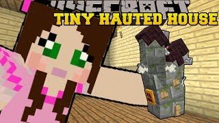 Minecraft TINY HAUNTED MANSION MINI MANSION WITH SECRET ITEMS Custom Command [upl. by Roath]