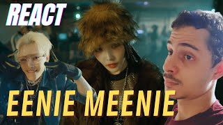 REAÇÃO CHUNG HA 청하  EENIE MEENIE Feat 홍중ATEEZ Official Music Video [upl. by Ramirol]