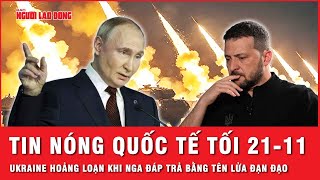 Tin nóng Quốc tế tối 2111 Nga nã tên lửa đạn đạo trả đũa Ukraine khiếp sợ báo động toàn quốc [upl. by Eadnus]