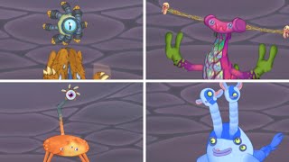 Ethereal Workshop Monsters Swap With Sound Part 2  My Singing Monsters [upl. by Akcirret]