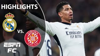 🚨 REAL MADRID DESTROYS GIRONA 🚨 Jude Bellingham scores 2 goals in win  LALIGA Highlights  ESPN FC [upl. by Llehsar]