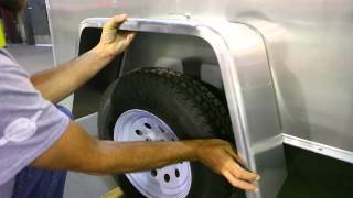 TrailersPlus Single Axle Smooth Fender Installation [upl. by Tebasile111]