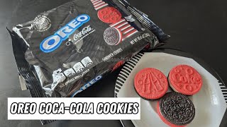 Oreo CocaCola with Popping Candy Cookies Review [upl. by Prowel]