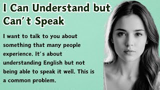 Cant Speak But Understand English  English Stories For Listening  Graded Reader  Basic English [upl. by Parnas]