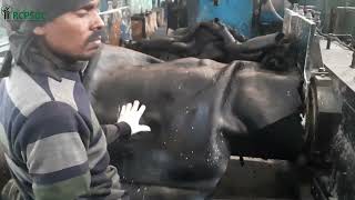 Rubber Compound Mixing on a Rubber Mixing Mill [upl. by Lody]