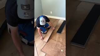 Lvp flooring installation construction remodel diy fyp trending satisfying work tools fupシ [upl. by Ellyn]