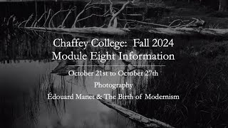 CHAFFEY COLLEGEMODULE EIGHT INFORMATIONFALL 2024 [upl. by Amieva311]