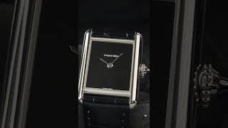 CARTIER TANK MUST DE CARTIER S BLACK DIAL 2022 [upl. by Chesna]