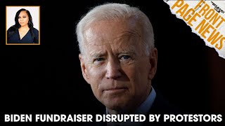 Biden NYC Fundraiser Disrupted By ProPalestine Protestors [upl. by Femmine824]