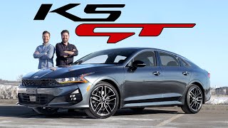 2021 Kia K5 GT Review  The Almost Performance Sedan [upl. by Anuait]