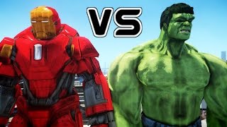 HULK VS IRON MAN Mark XXXV Red Snapper [upl. by Coco480]