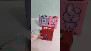 Bt21 tata blin box opening 💗💸 blindbagpaperbt21asmr handmade unboxingopeningpapertata [upl. by Fiske]