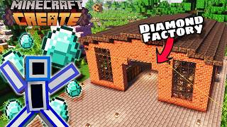 How to generate UNLIMITED DIAMONDS in Minecraft Create mod [upl. by Melba715]