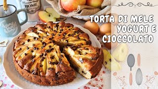 TORTA DI MELE E YOGURT CON CIOCCOLATO [upl. by Leira]