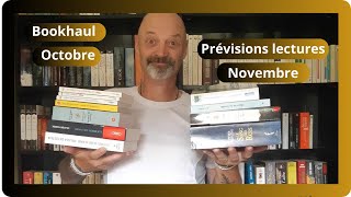 Bookhaul doctobre et Prévisions lecture de novembre [upl. by Falconer]