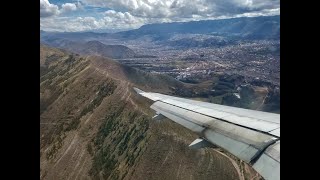 Dangerous take off from almost the highest airport in the world  Cusco  Peru [upl. by Maryn]