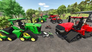 Farmers Battle with Tractors and Trucks  Farming Simulator 25 [upl. by Idok]