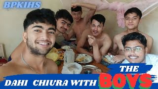 My First Raw Vlog Featuring THE BOYS15th Ashar Dahi Chiura BPKIHS DHARAN [upl. by Idnil]