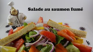 Salade de saumon fumé [upl. by Nyrrad70]