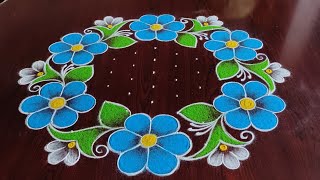 Navaratri special rangoli 11×6 dots [upl. by Farmer57]