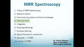 NMR  4 Chemical Shift [upl. by Fauch247]