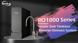 Discover Pure Water Bliss with iSpring RO1000 Series  Fast Flow Smart Features [upl. by Jobie702]