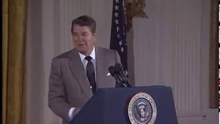 Compilation of President Reagans Humor from Selected Speeches 198189 [upl. by Eelesor516]