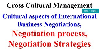 Cultural aspects of international business negotiations Negotiation process Negotiation Strategies [upl. by Racklin]