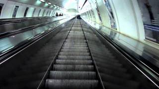 Náměstí Míru Escalator  Prague [upl. by Akerley]