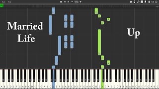 Married Life  Up PianoSynthesia [upl. by Dee]