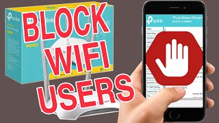 How to block wifi users tp link in Mobile Smartphone  Block wifi users tp link 2021 [upl. by Odranreb]